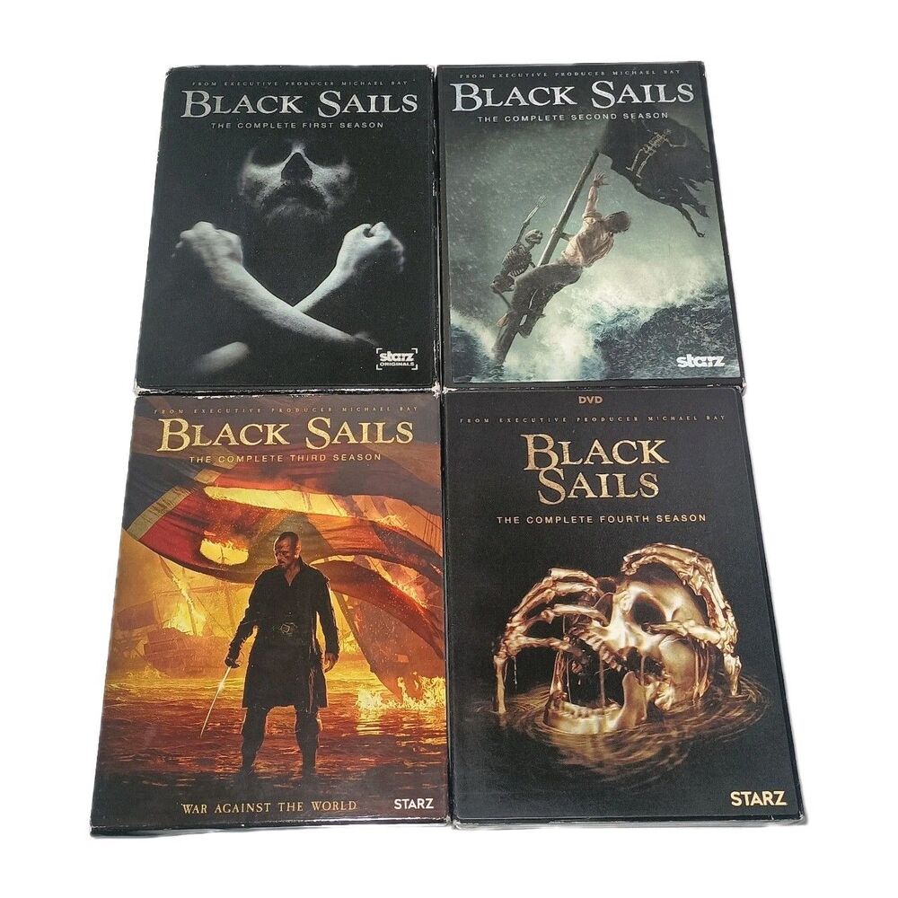 Black Sails: The Complete Collection [DVD] Box Set, Seasons 1-4 TV Series